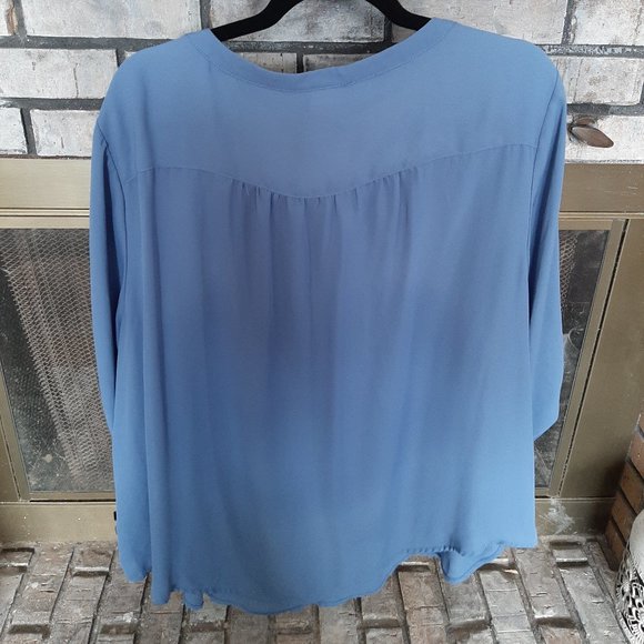 Light Blue Torrid Top - Picture 2 of 4